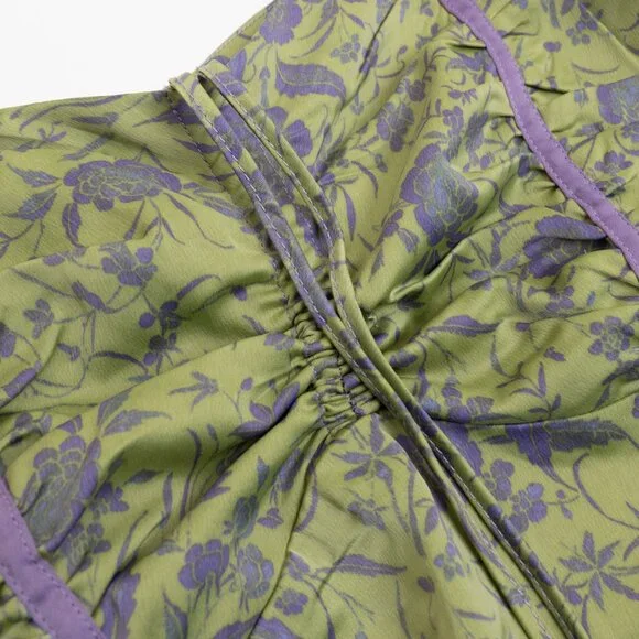 UO Floral Puff Sleeve Midi Dress - Picture 6 of 15